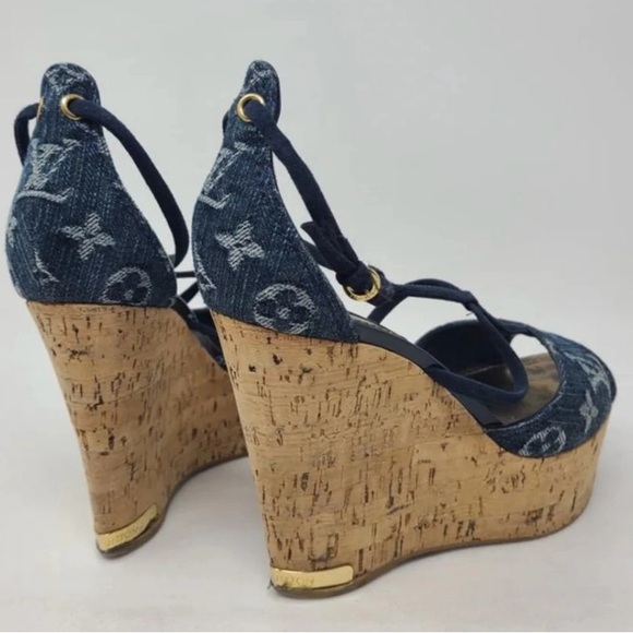 Louis Vuitton wedges sandles - Picture 6 of 11